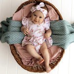 Load image into Gallery viewer, Snuggle Hunny Short Sleeve Organic Dress Alice&#39;s Tea Party [sz:000]
