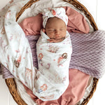 Load image into Gallery viewer, Mermaid Organic Muslin Wrap
