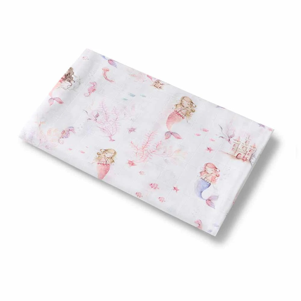 Snuggly Hunny Mermaid Organic Muslin Wrap