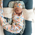 Load image into Gallery viewer, Summer Palm Organic Muslin Wrap
