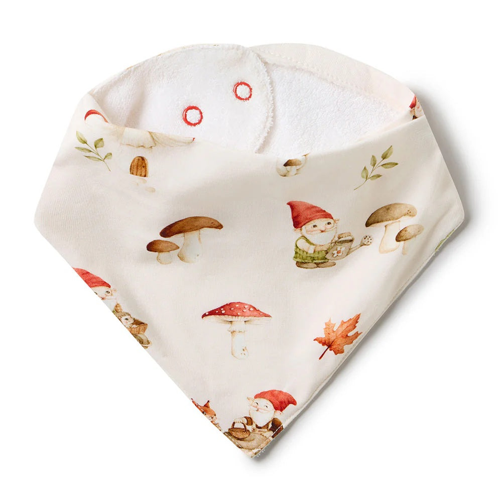 Gnomes Organic Dribble Bib