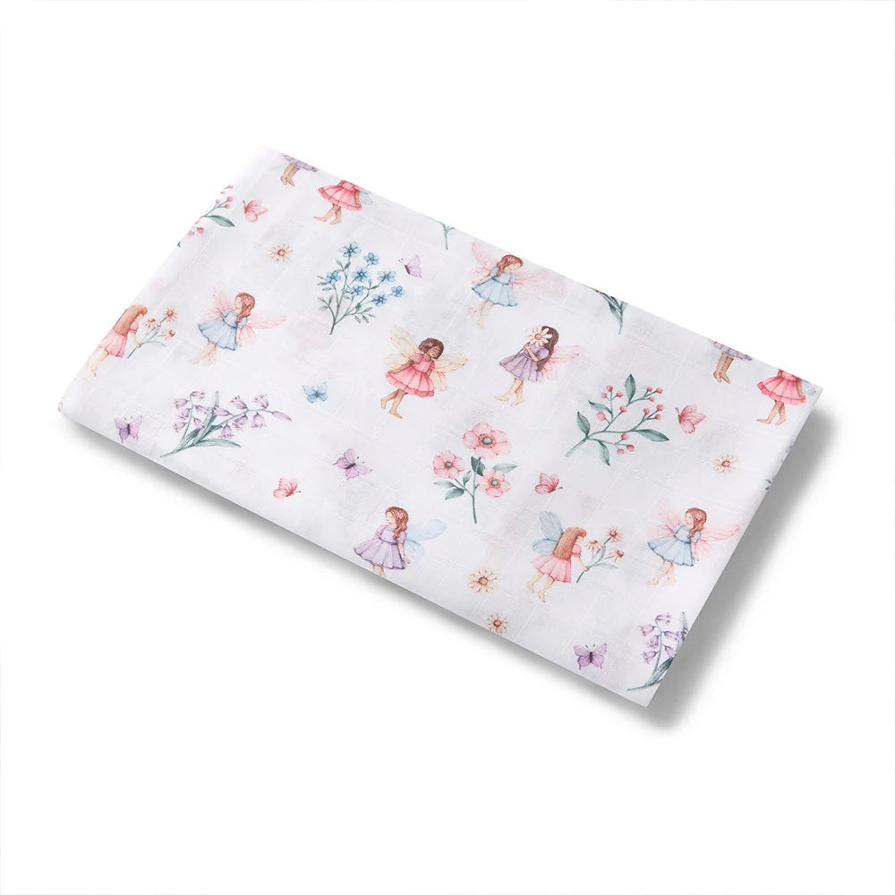 Fairy Garden Organic Muslin Wrap