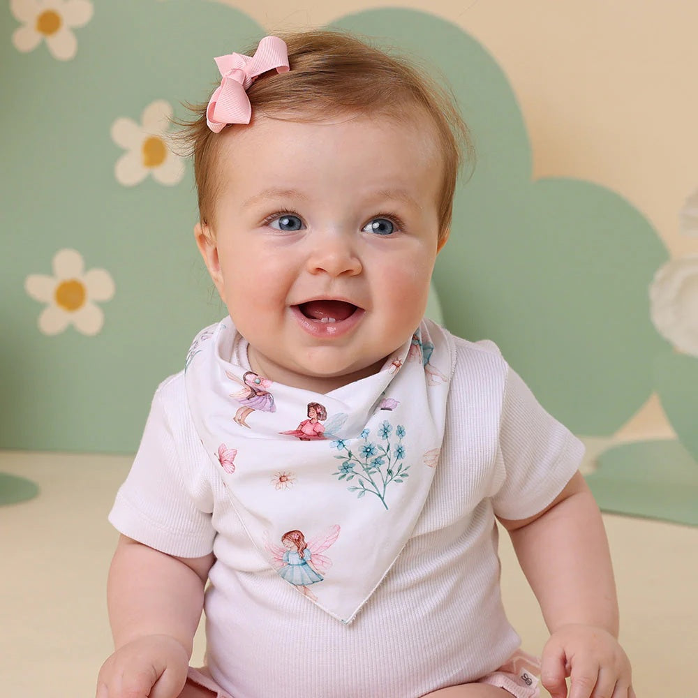Fairy Garden Organic Dribble Bib