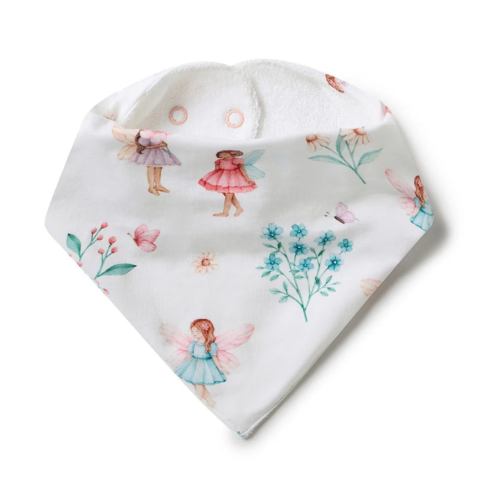 Fairy Garden Organic Dribble Bib