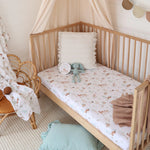 Load image into Gallery viewer, Woodland Tales Organic Fitted Cot Sheet
