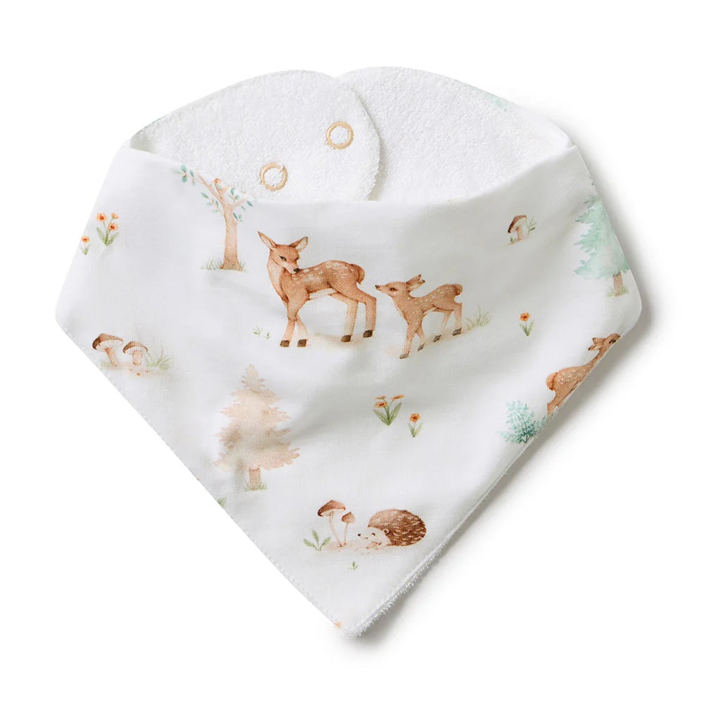 Woodland Tales Organic Dribble Bib