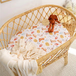 Load image into Gallery viewer, Snuggle Hunny Cowboys Organic Bassinet Sheet/change Pad Cover
