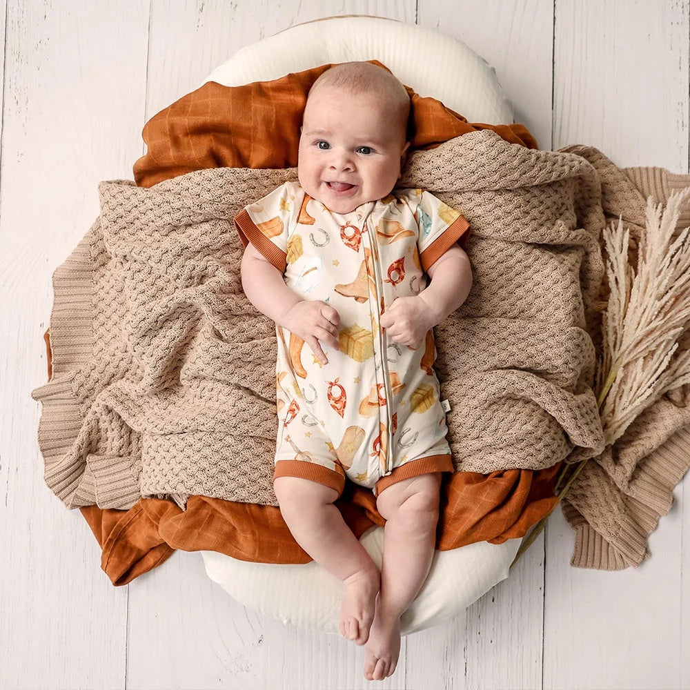 Snuggle Hunny Cowboys Organic Snuggle Shortie [sz:newborn (0000)]