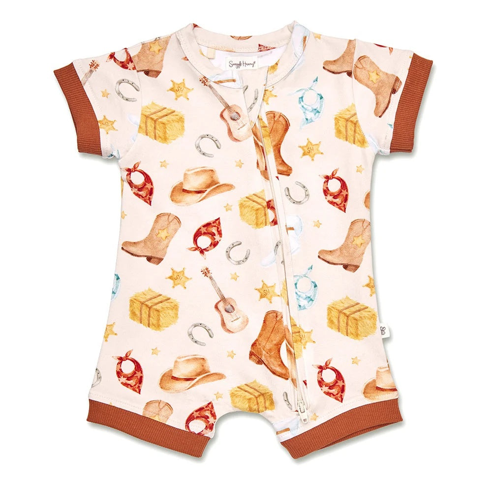 Snuggle Hunny Cowboys Organic Snuggle Shortie [sz:newborn (0000)]