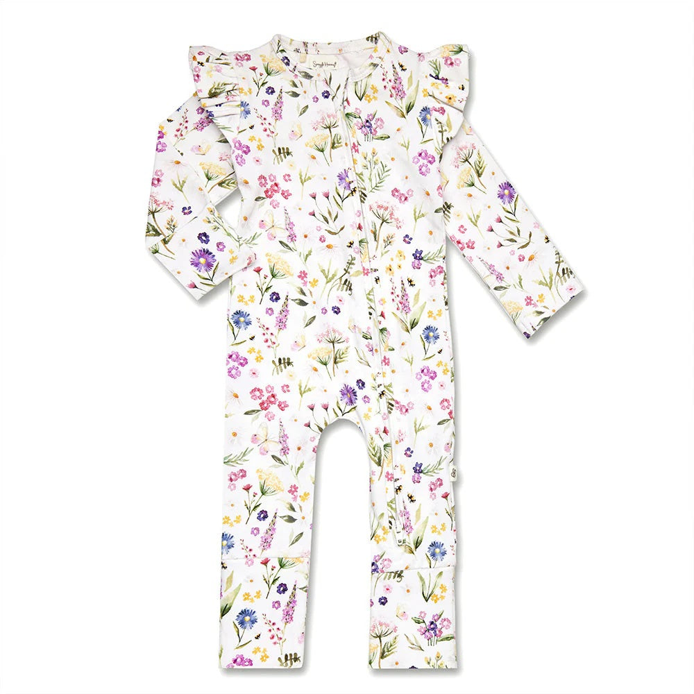 Snuggle Hunny Gracie Organic Snugglesuit Convertible Romper [sz:newborn (0000)]
