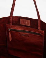 Load image into Gallery viewer, Juju &amp; Co Unlined Tote - Cognac
