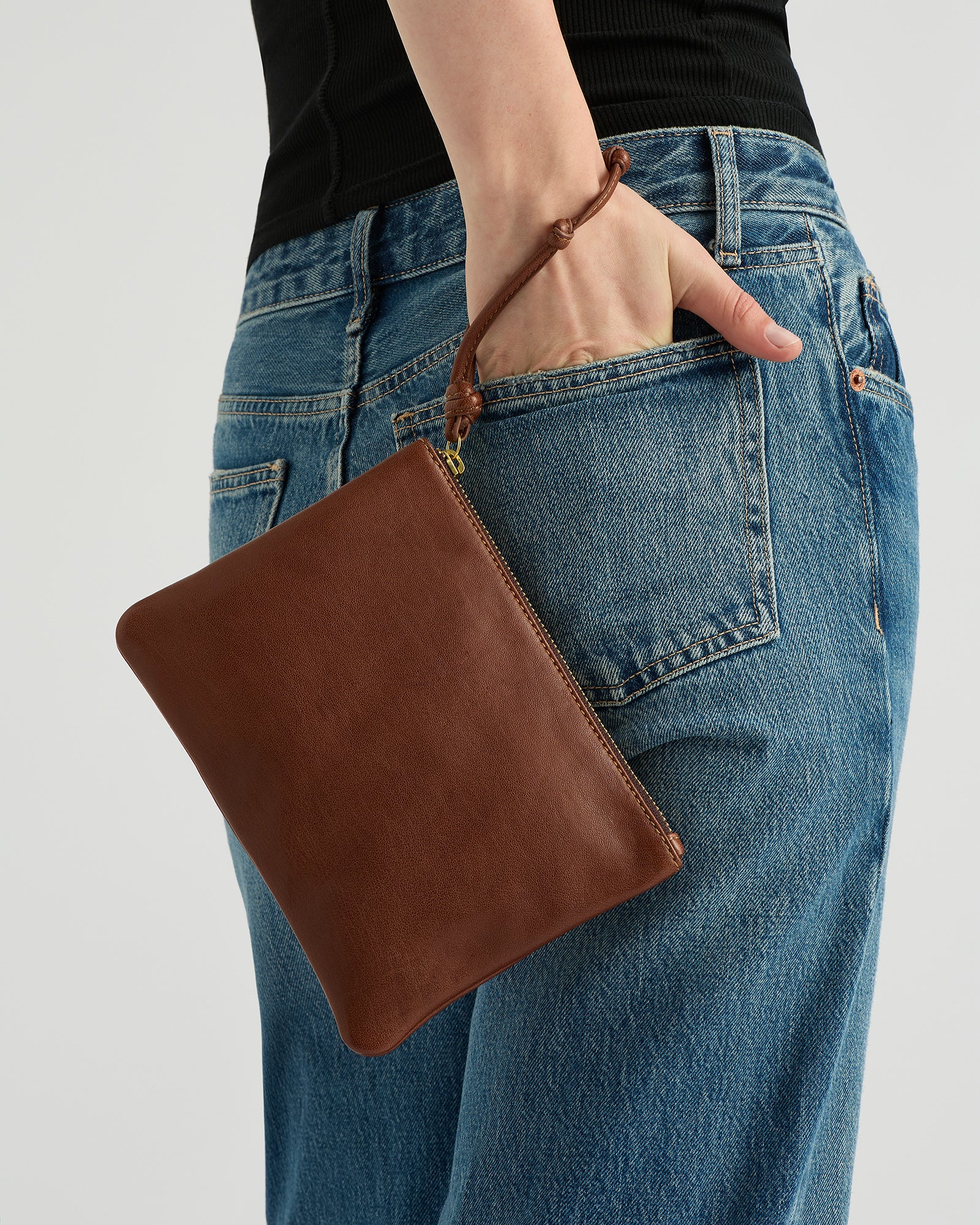 Juju & Co Juju Clutch - Cognac