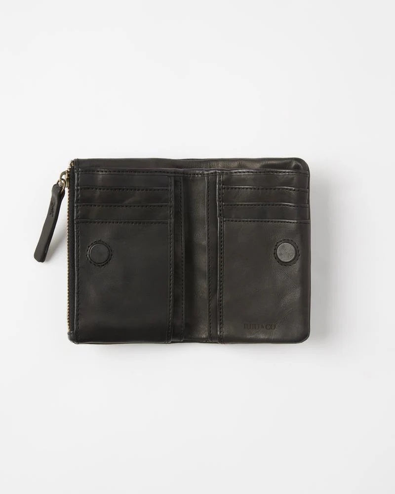 Juju & Co Small Capri Wallet Black