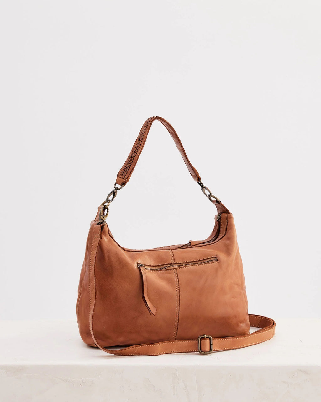 Juju & Co Signature Slouchy Bag - Tan