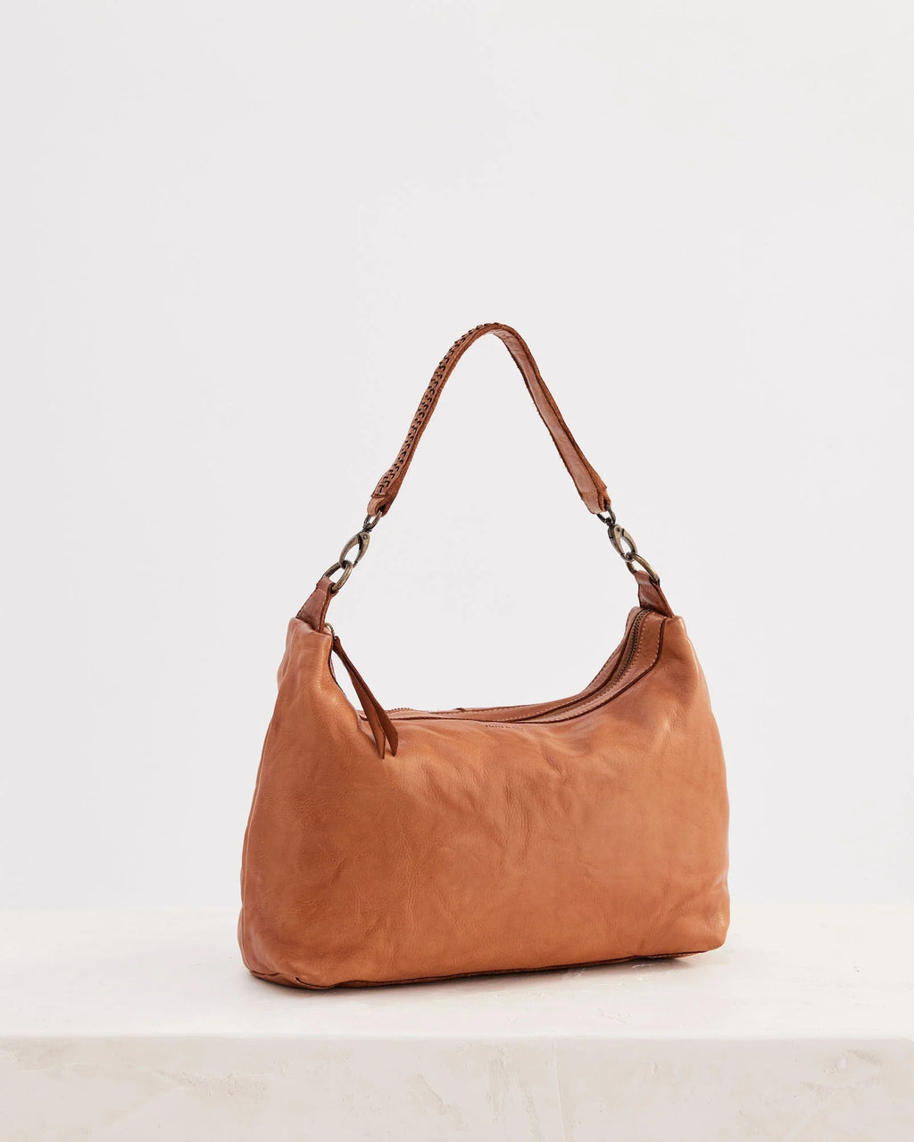 Juju & Co Signature Slouchy Bag - Tan