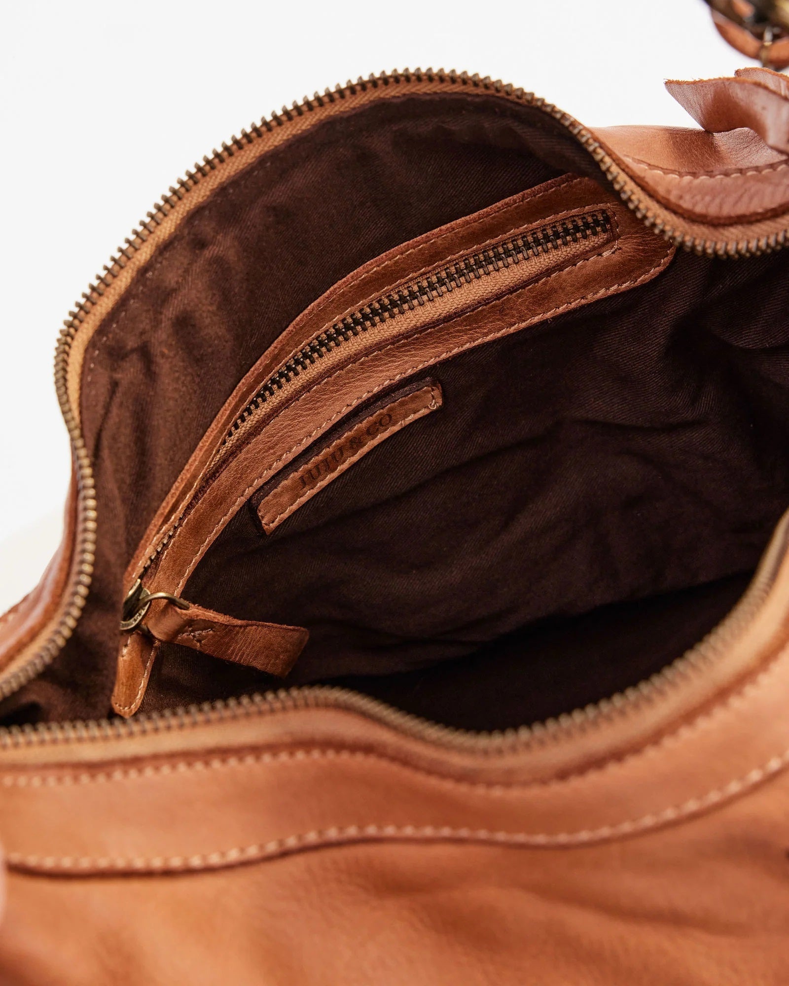 Juju & Co Signature Slouchy Bag - Tan