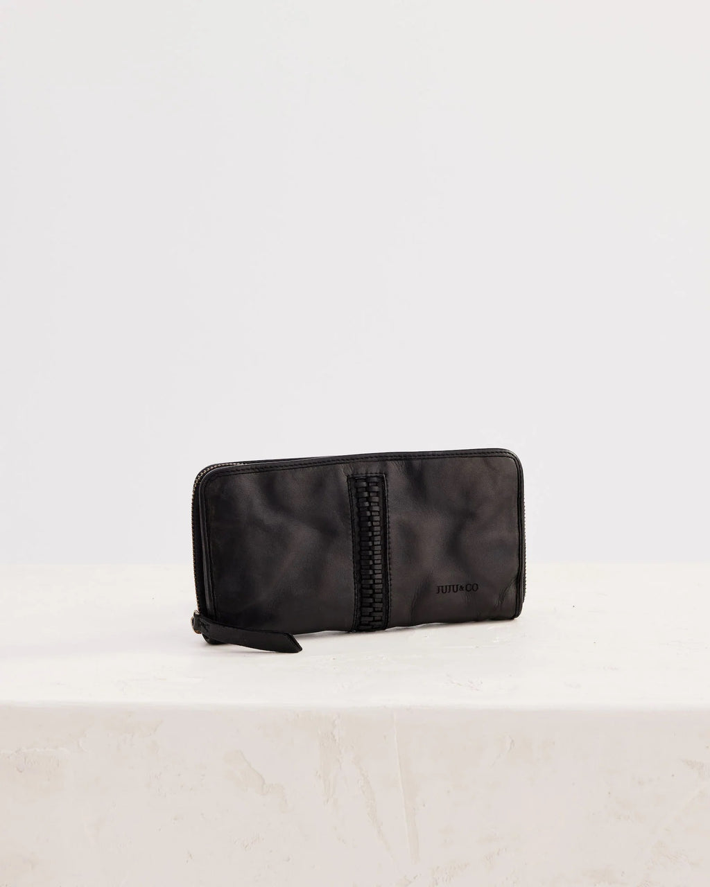 Juju & Co Braid Wallet - Black