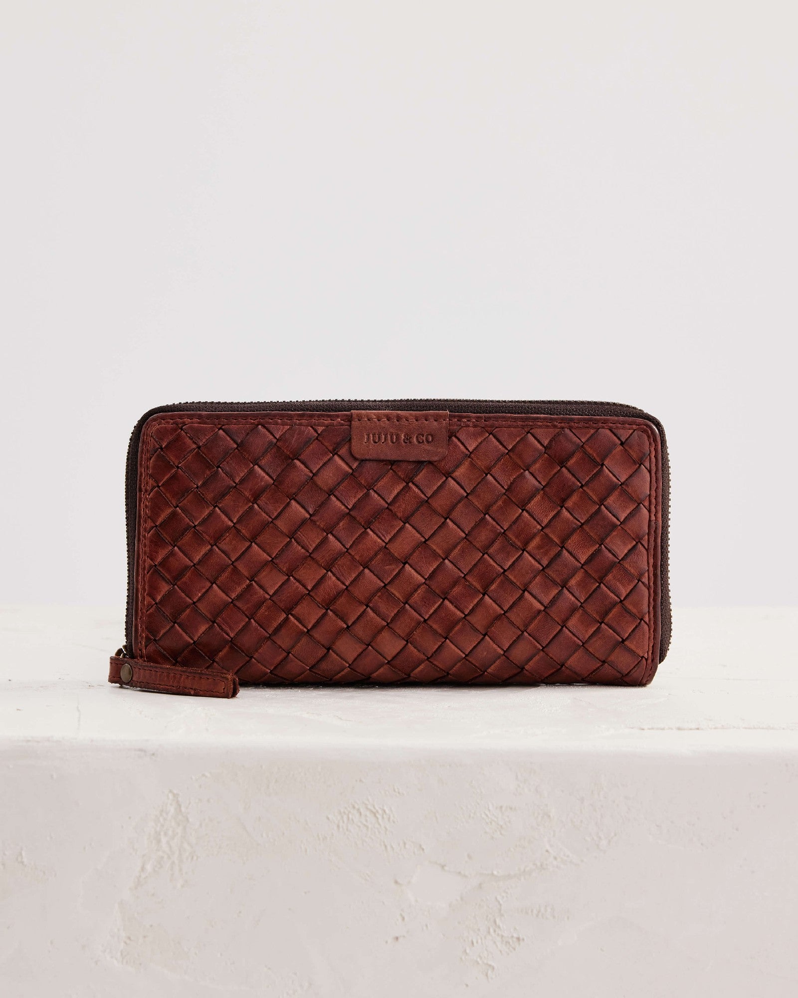 Juju & Co Large Basque Wallet - Amber