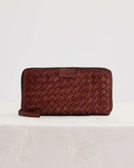 Load image into Gallery viewer, Juju &amp; Co Large Basque Wallet - Amber
