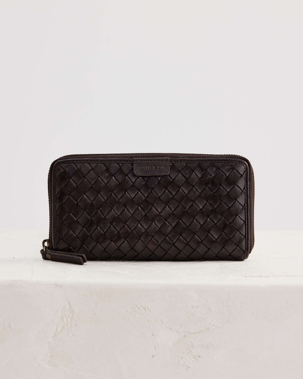Juju & Co Large Basque Wallet - Chocolate