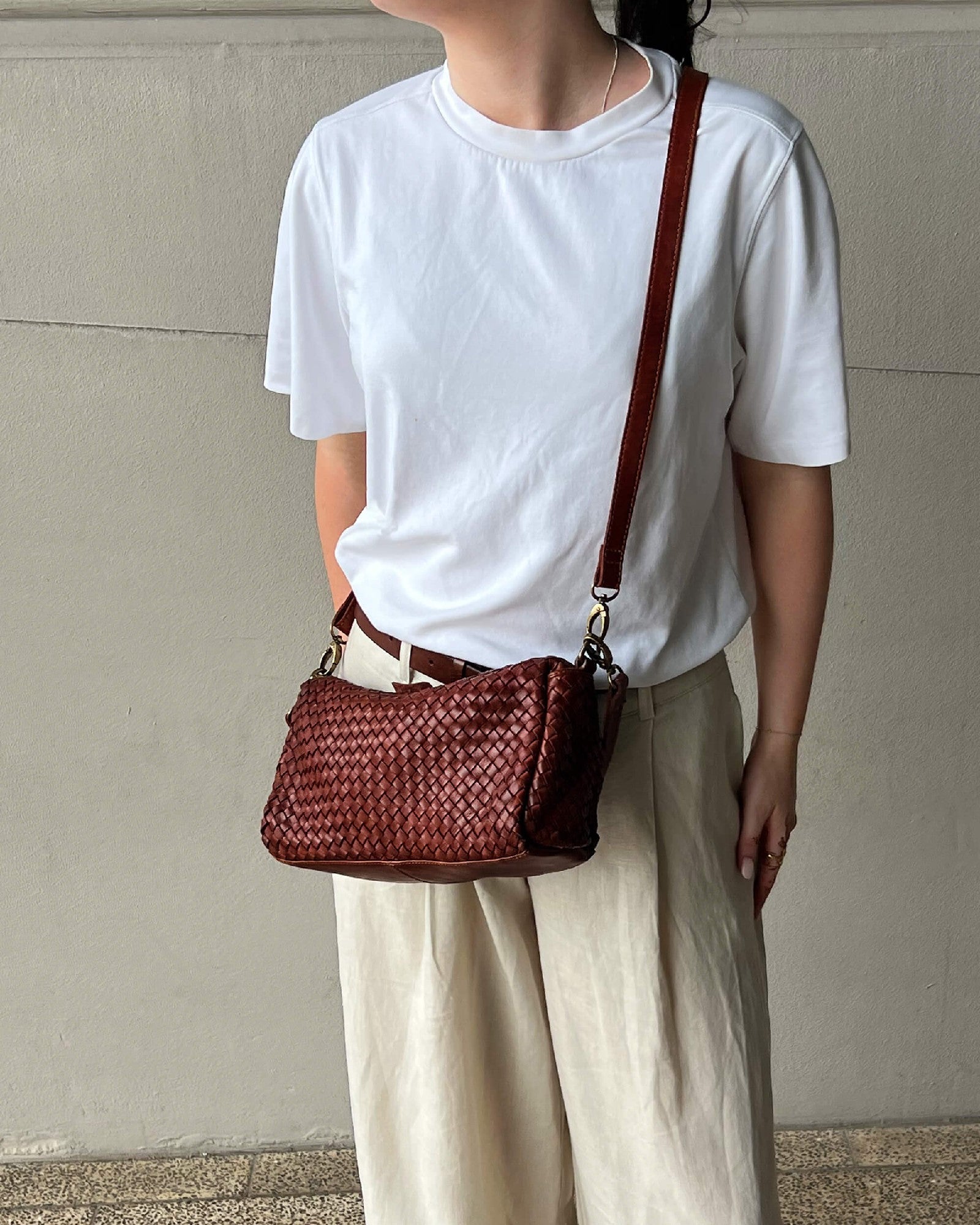Juju & Co Basque Midi Bag Amber