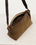 Load image into Gallery viewer, Juju &amp; Co Suede Cabas Tote Chestnut
