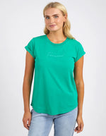 Load image into Gallery viewer, Foxwood Signature Tee Green *sale*
