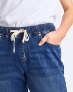 Load image into Gallery viewer, Foxwood Juliette Jogger Jean Vintage Blue [sz:8]
