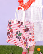 Load image into Gallery viewer, The Somewhere Co Sundae Cherries Ultimate Tote Bag
