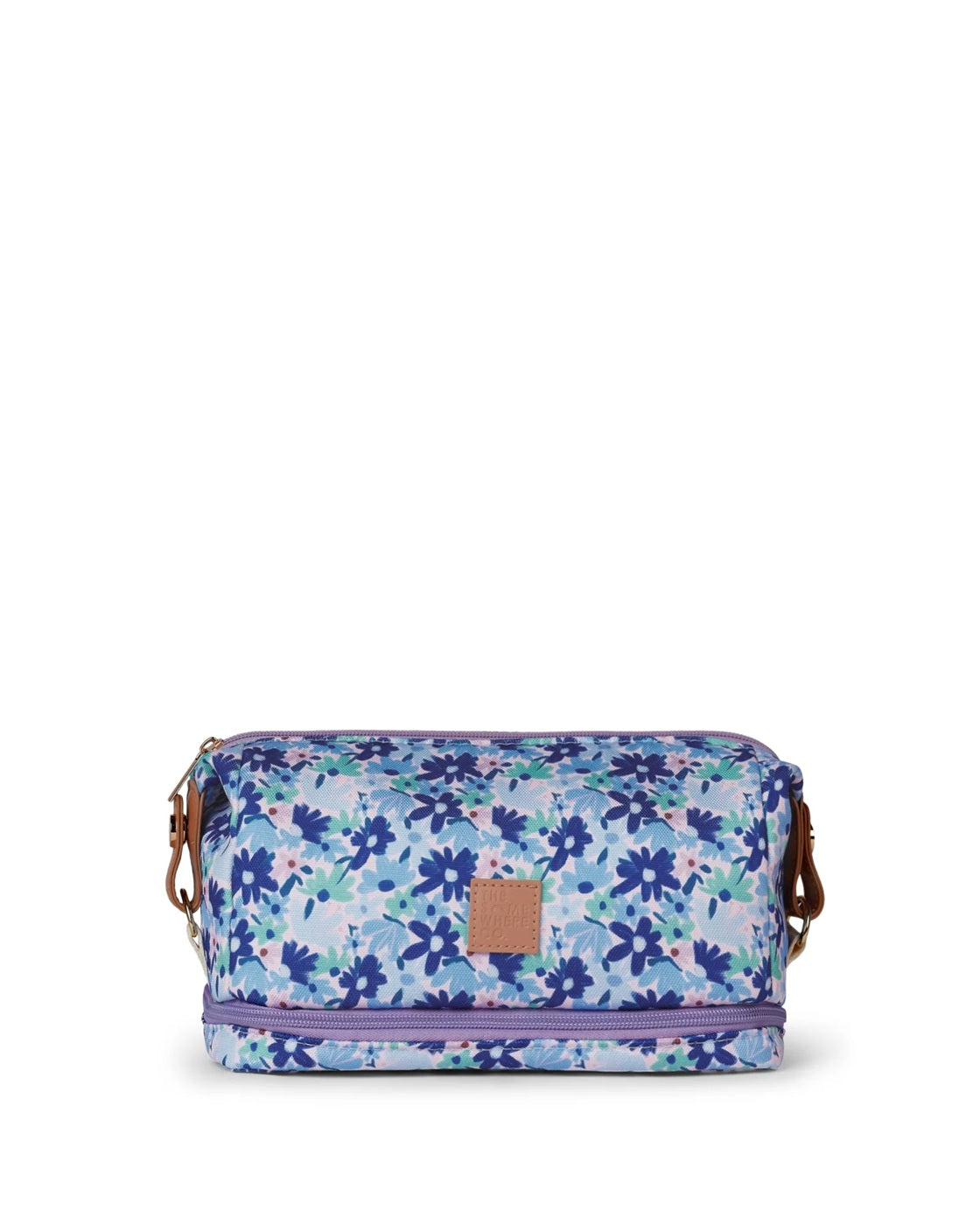 The Somewhere Co Blue Meadow Cosmetic Bag