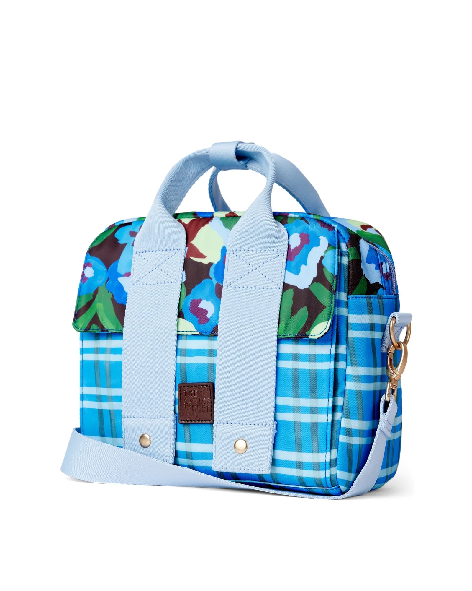The Somewhere Co Pansy Patch Lunch Tote
