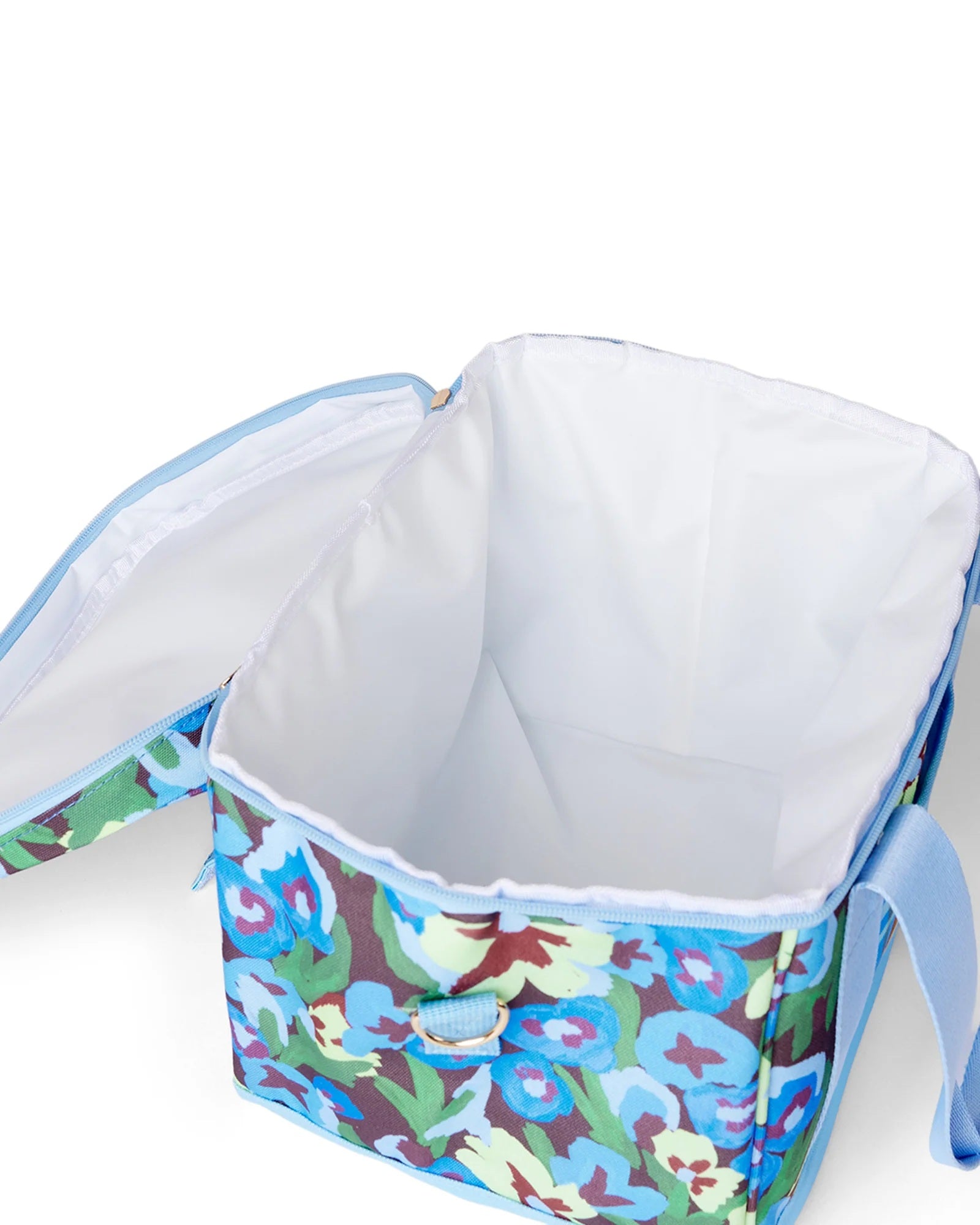 The Somewhere Co Pansy Patch Midi Cooler Bag