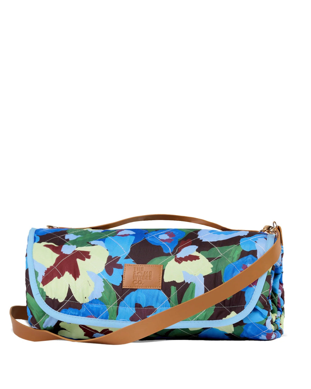 The Somewhere Co Pansy Patch Xl Picnic Rug