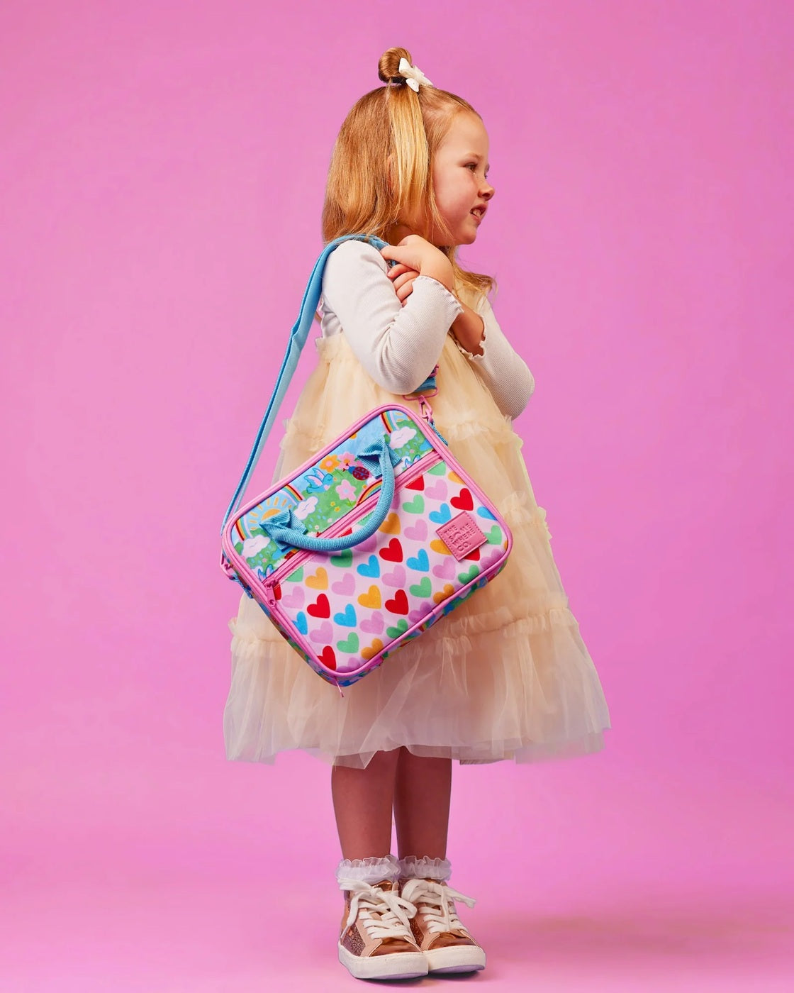 The Somewhere Co Rainbow Garden Mini Lunch Case