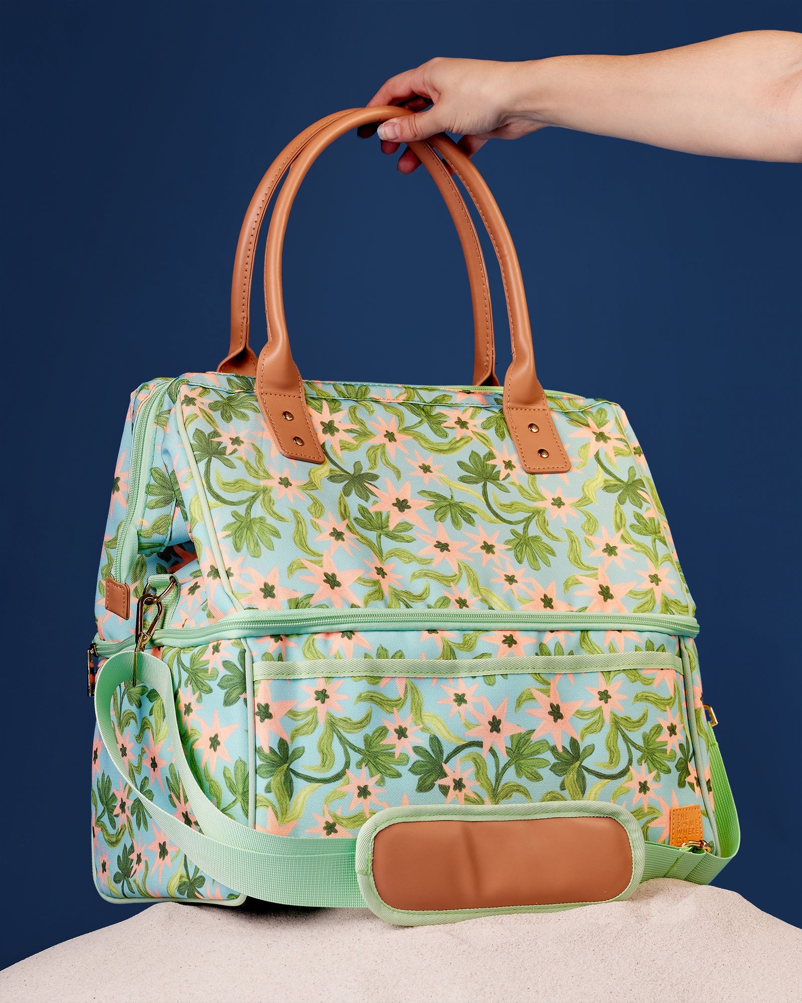 The Somewhere Co Seaflower Cooler Bag