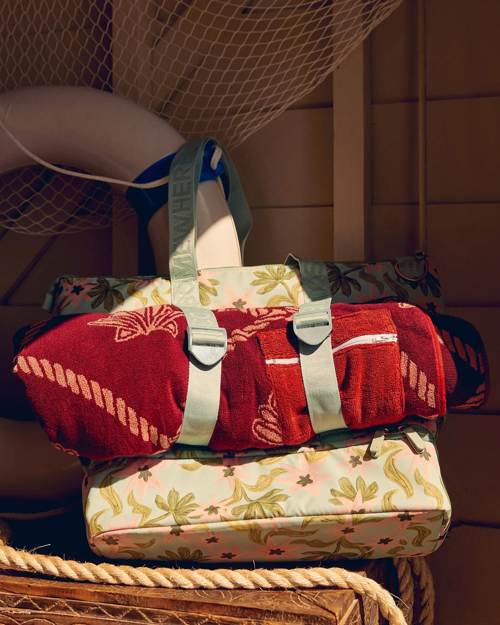 The Somewhere Co Seaflower Adventure Bag