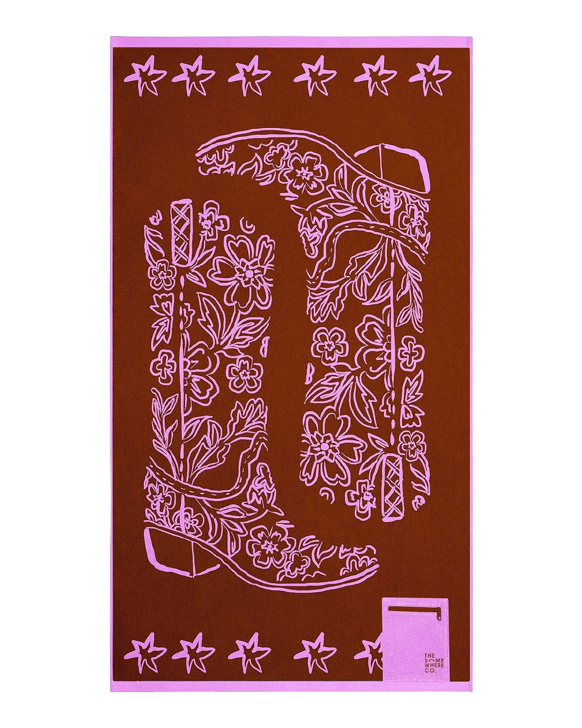 The Somewhere Co - Premium Cotton Beach Towel - Nobody's Darlin