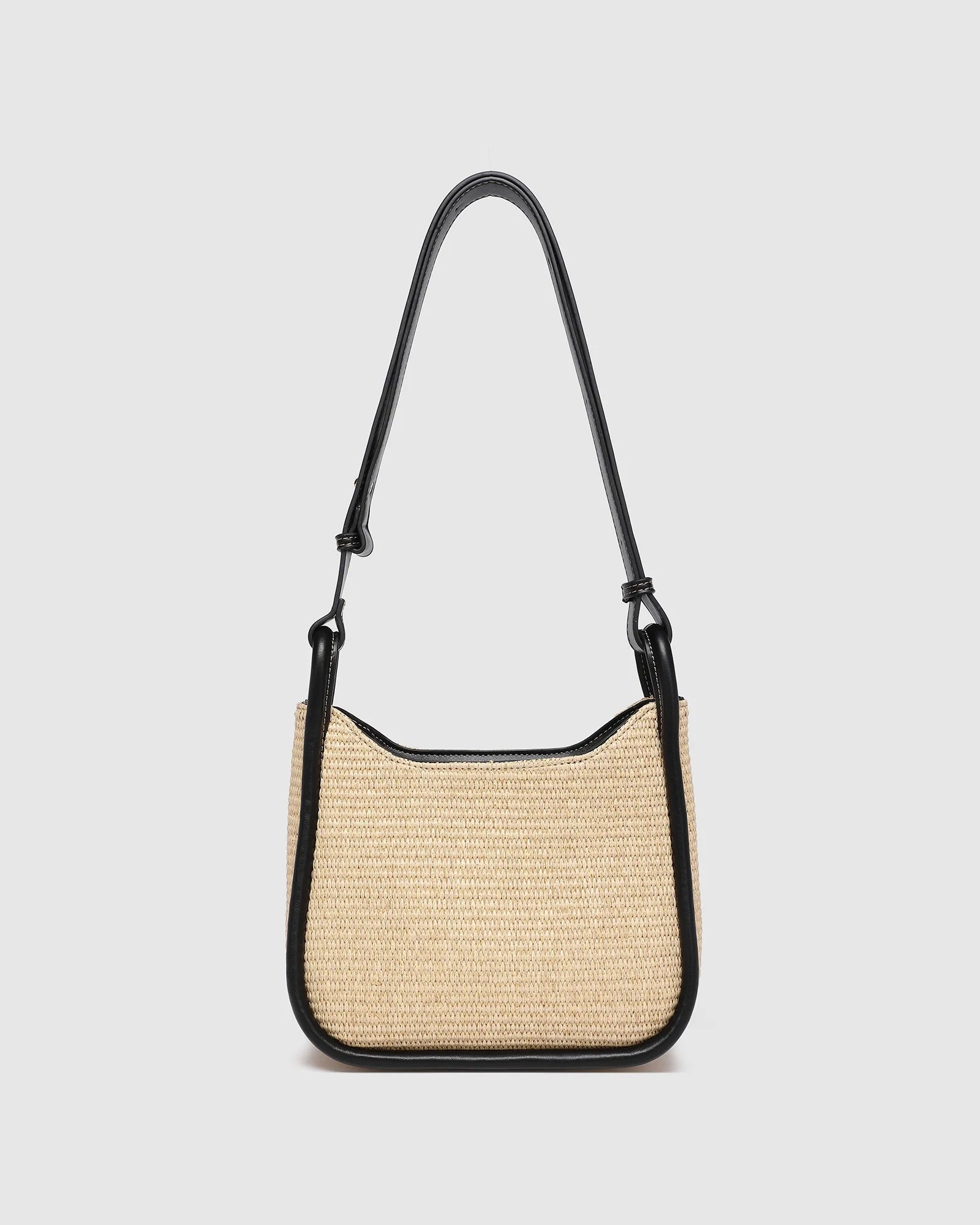 Louenhide Clare Shoulder Bag - Raffia Black