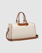 Load image into Gallery viewer, Louenhide Taylor Weekender Bag - Canvas Tan
