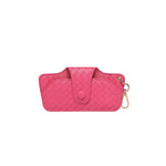 Load image into Gallery viewer, Louenhide Skittle Sunglass Case - Woven Hot Pink
