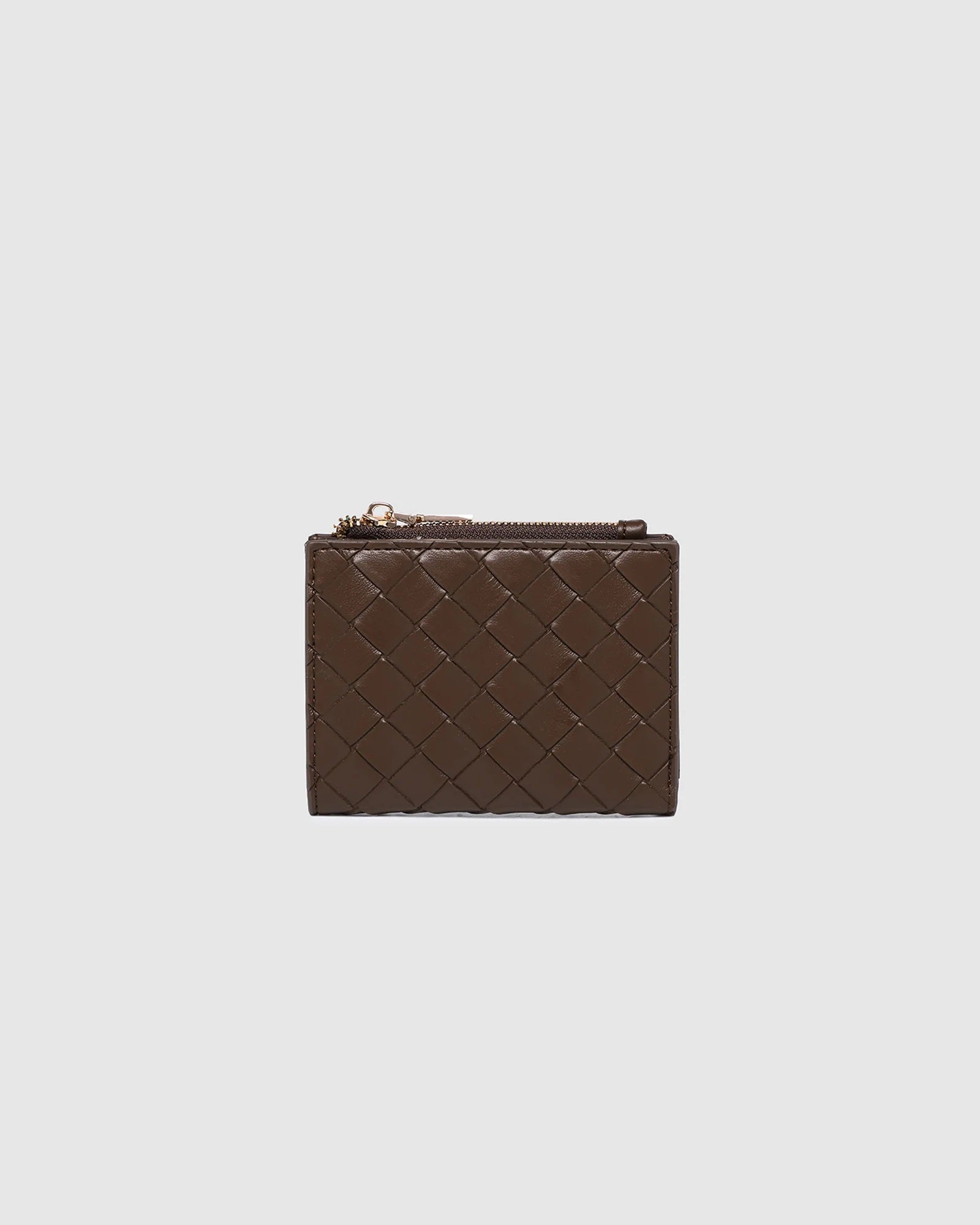 Louenhide Lily Woven Wallet - Chocolate