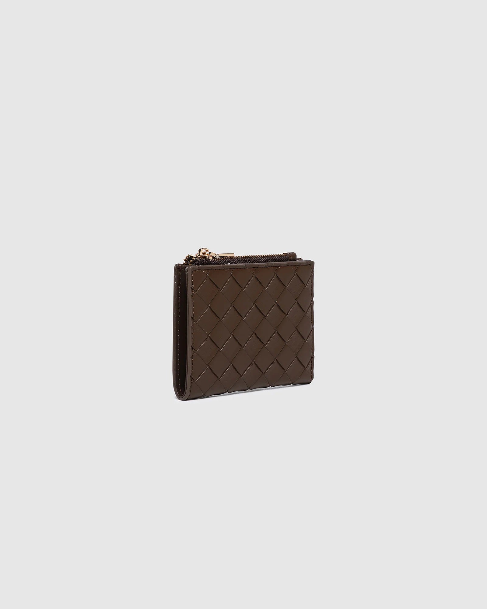 Louenhide Lily Woven Wallet - Chocolate