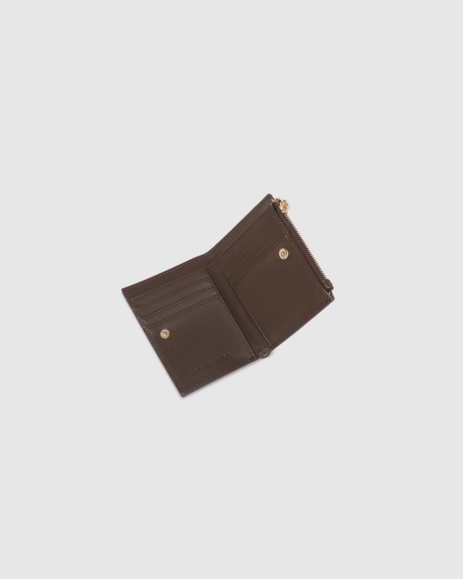 Louenhide Lily Woven Wallet - Chocolate