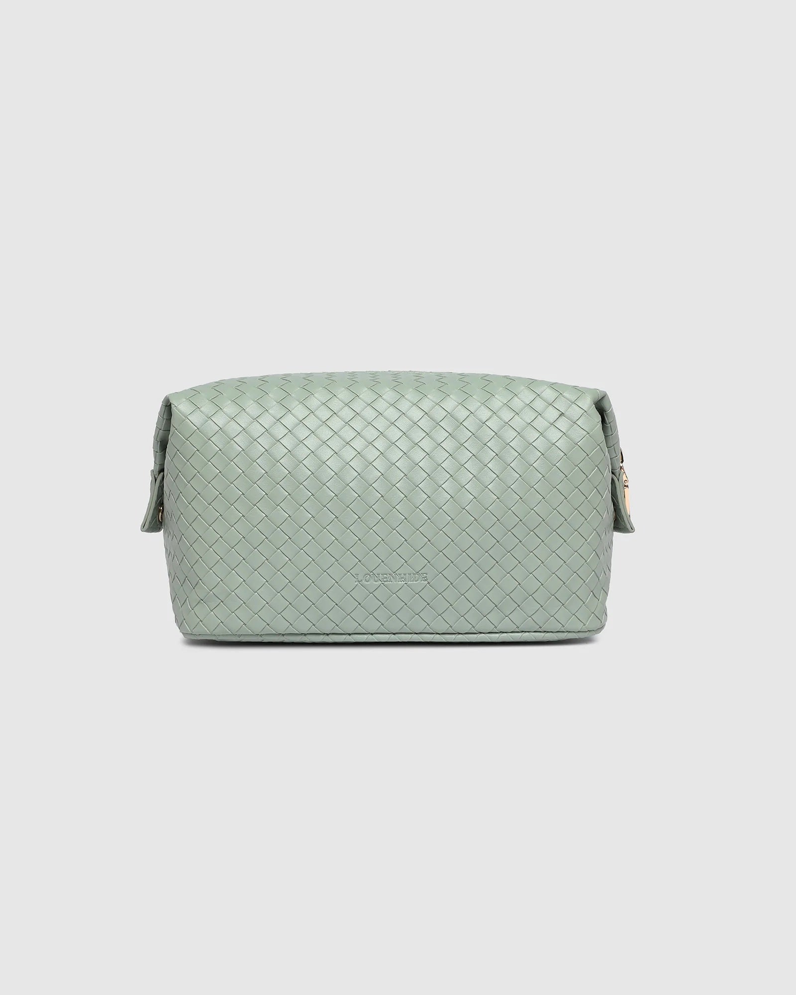 Louenhide Lucinda Woven Cosmetic Case - Sage Green