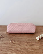 Load image into Gallery viewer, Louenhide Jayne Woven Makeup Bag - Pink
