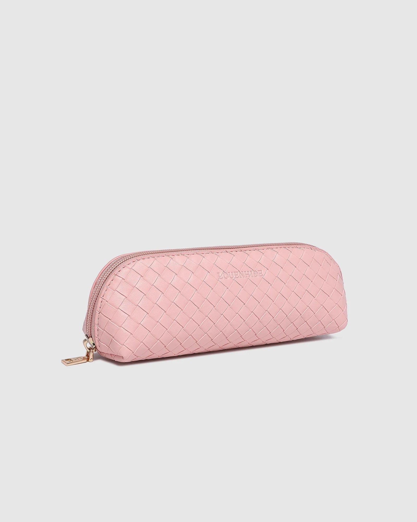Louenhide Jayne Woven Makeup Bag - Pink