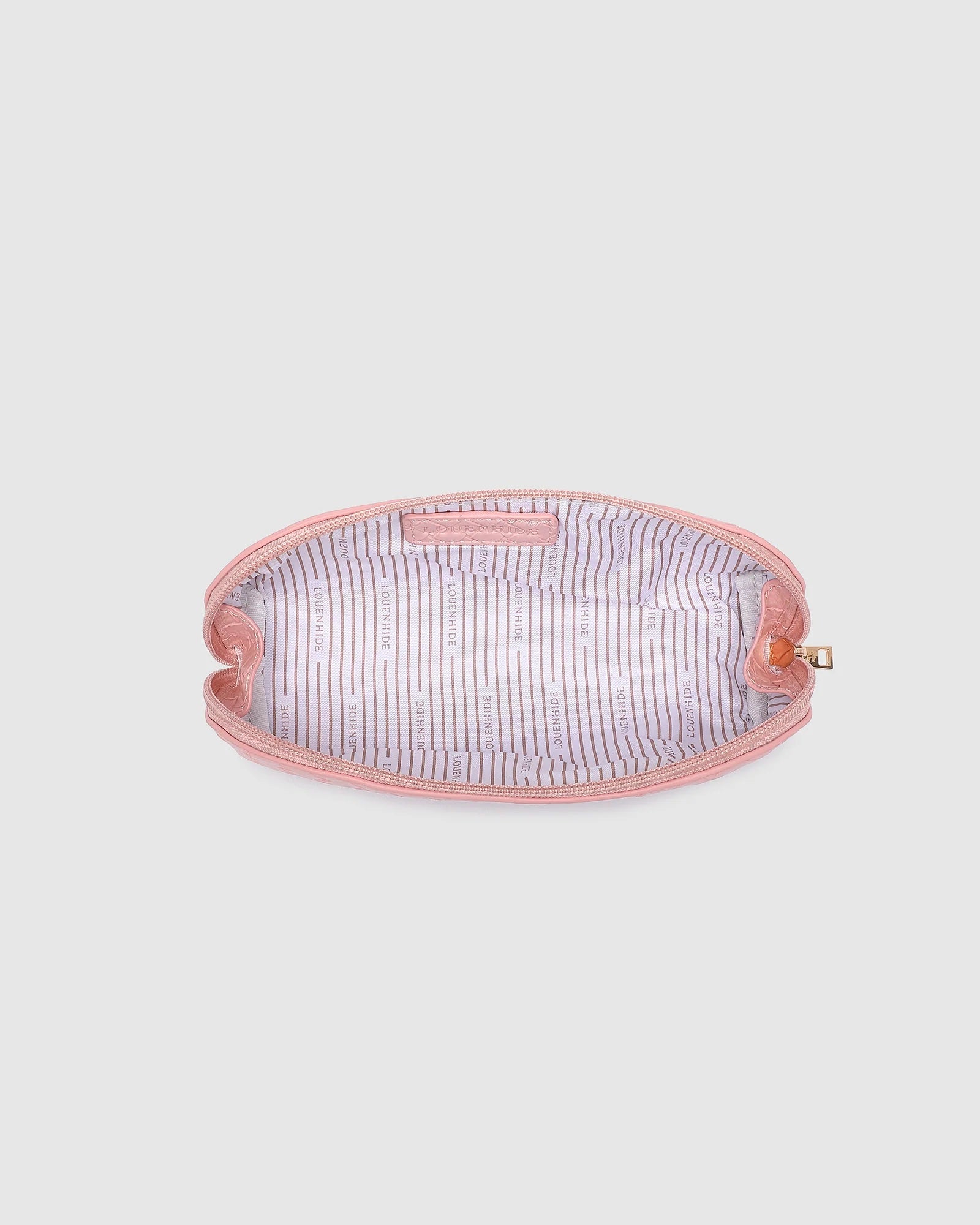 Louenhide Jayne Woven Makeup Bag - Pink