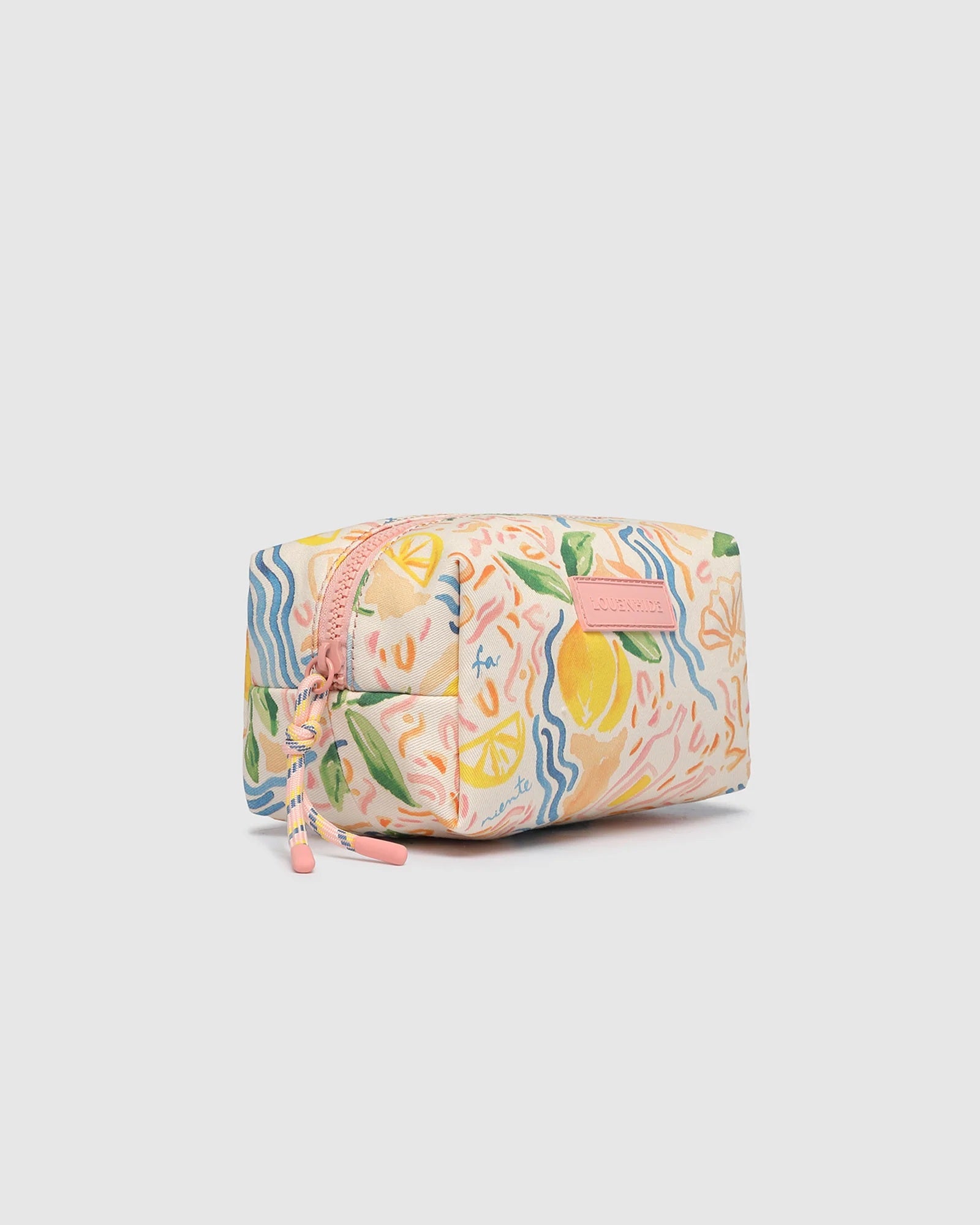 Louenhide Bambi Makeup Bag - Canvas Lemon Print
