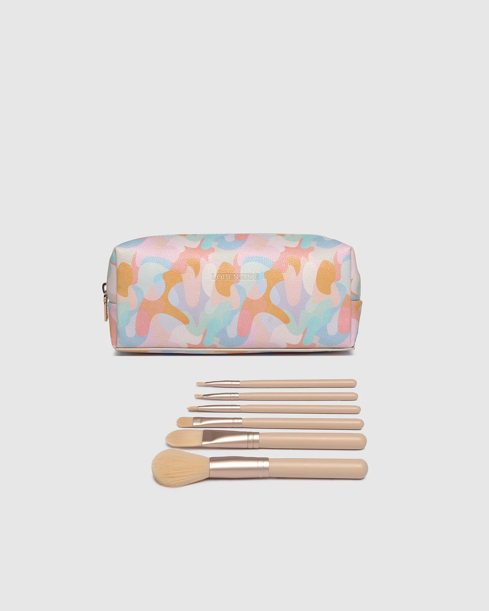 Louenhide Brianna Makeup Bag - Mosaic Pastel