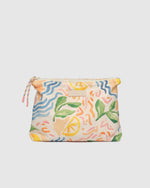 Load image into Gallery viewer, Louenhide Carly Pouch - Canvas Lemon Print
